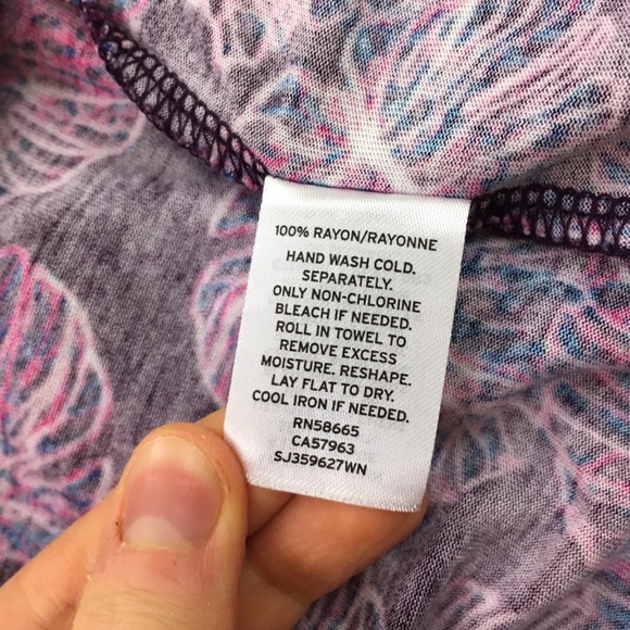 🌿SOLD🌿Sejour Womens Size 2X Leaf Print Shirt - Picture 5 of 6